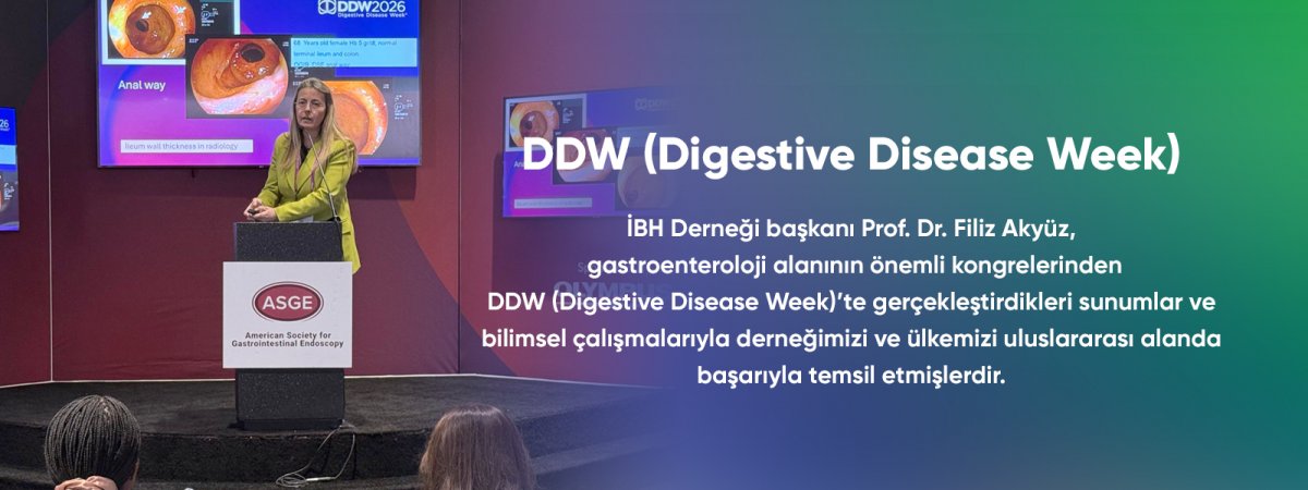 İBH Derneği Başkanı Prof. Dr. Filiz Akyüz, DDW (Digestive Disease Week)'te