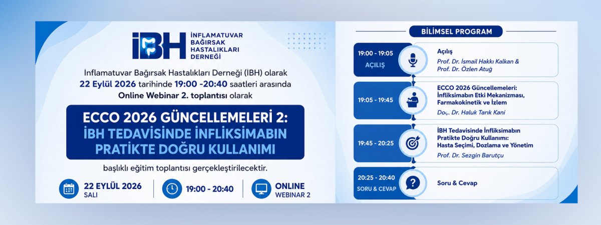 ECCO 2026 GÜNCELLEMELERİ 2: İBH TEDAVİSİNDE İNFLİKSİMABIN PRATİKTE DOĞRU KULLANIMI